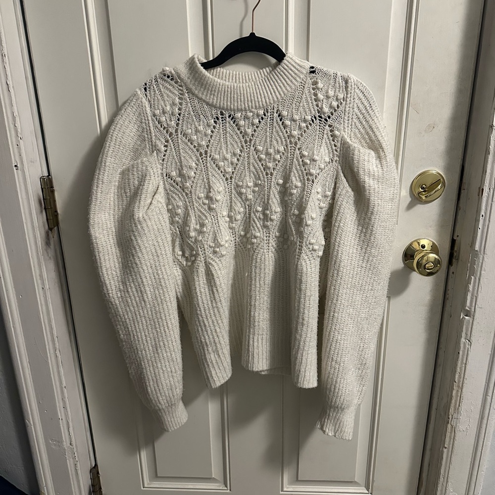 a new day White Knit Sweater
